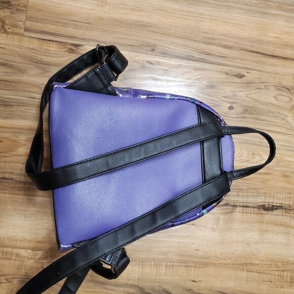 Disney Loungfly The Nightmare Before Christmas Tim Burton Mini Backpack Purple - Picture 2 of 6